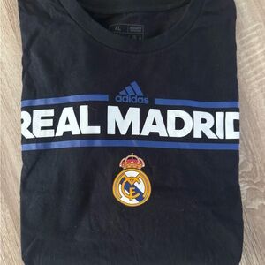 Adidas Real Madrid Black T-Shirt